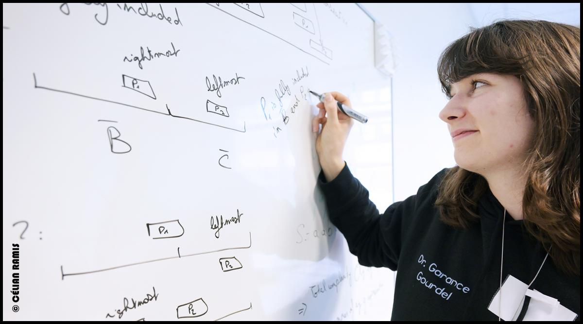 Garance Gourdel, doctorante en bio informatique, investie pour l'accès des filles et des femmes aux sciences