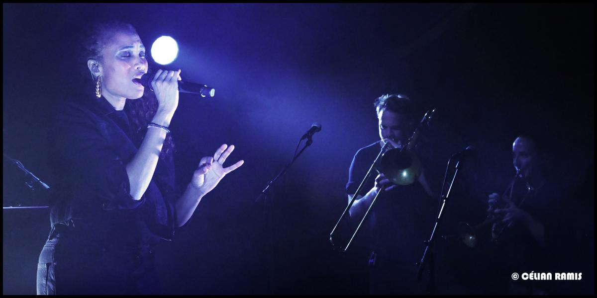 Imany en concert, à l'occasion du festival Mythos